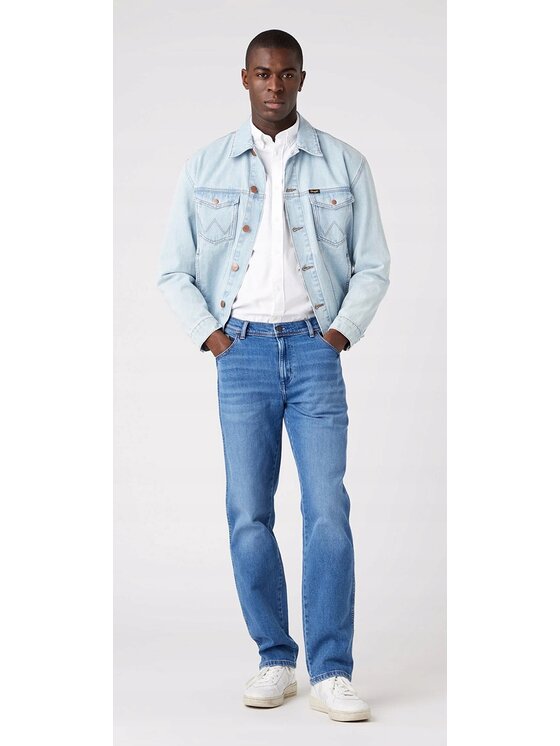 Wrangler Wrangler Jeansy Texas Niebieski Straight Fit