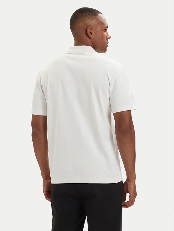 HUGO HUGO Polo särk Deabono_D 50517638 Kreemjas Regular Fit