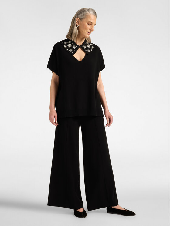 Elena Mirò Elena Mirò Maglione S033E003736N033 Nero Regular Fit