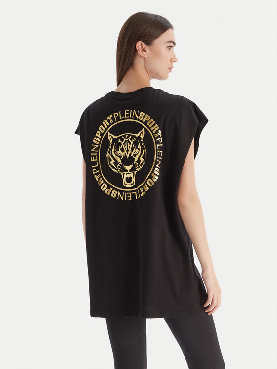 Plein Sport Plein Sport Topiņš PAEC MRK0104 STE001N Melns Regular Fit