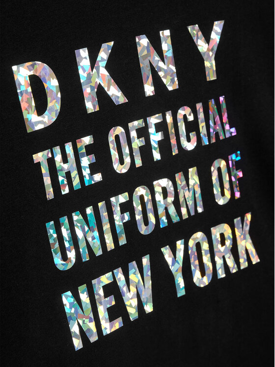 DKNY DKNY Chemisier D35Q81 S Noir Regular Fit