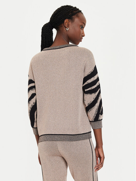 Liu Jo Sport Liu Jo Sport Sweater TF4110 MS49I Fekete Regular Fit