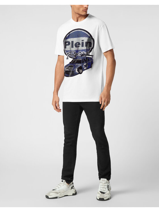PHILIPP PLEIN PHILIPP PLEIN T-Shirt 21103 Biały Regular Fit