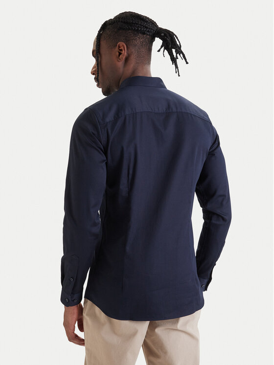 Jack & Jones Jack & Jones Košile Parma 12097662 Tmavomodrá Slim Fit