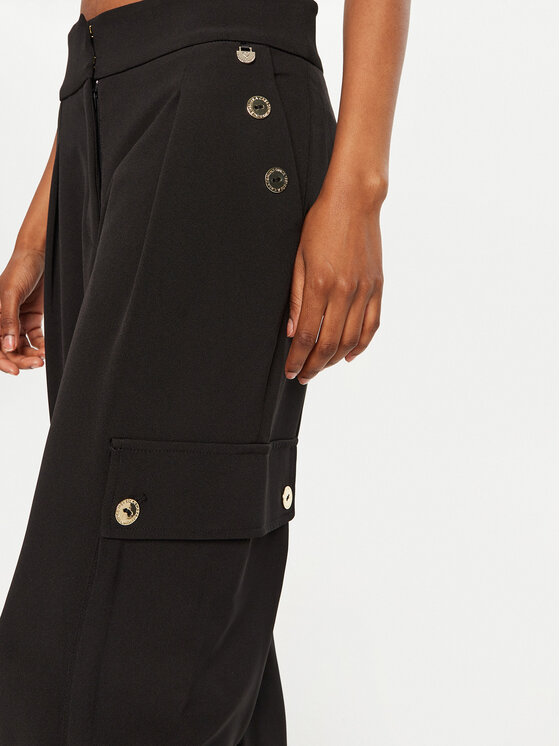 LOLA CASADEMUNT lola_casademunt Riidest püksid LF2414010 00N Must Regular Fit
