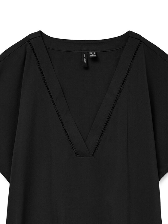 Vero Moda Vero Moda Blúz Bella 10327551 Fekete Regular Fit