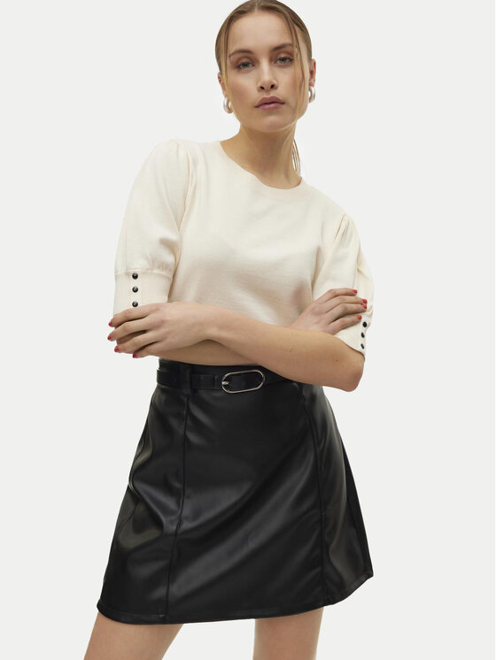 Vero Moda Vero Moda Μπλουζάκι Hollykaris 10310577 Μπεζ Regular Fit