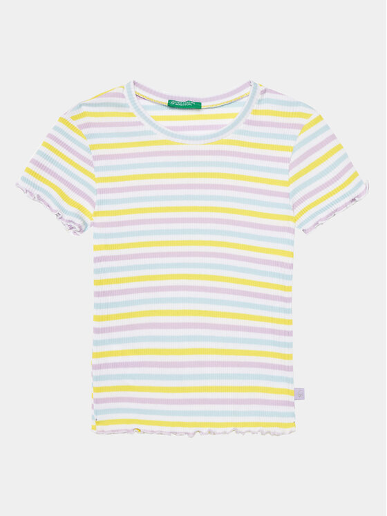 United Colors Of Benetton United Colors Of Benetton Majica 3W5BC10H7 Pisana Regular Fit