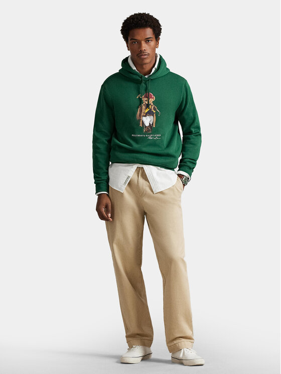 Polo Ralph Lauren Polo Ralph Lauren Суитшърт 710B14628001 Зелен Regular Fit