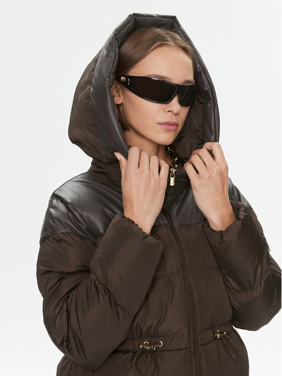 PINKO PINKO Žieminė striukė Client 101604 A11P Ruda Regular Fit