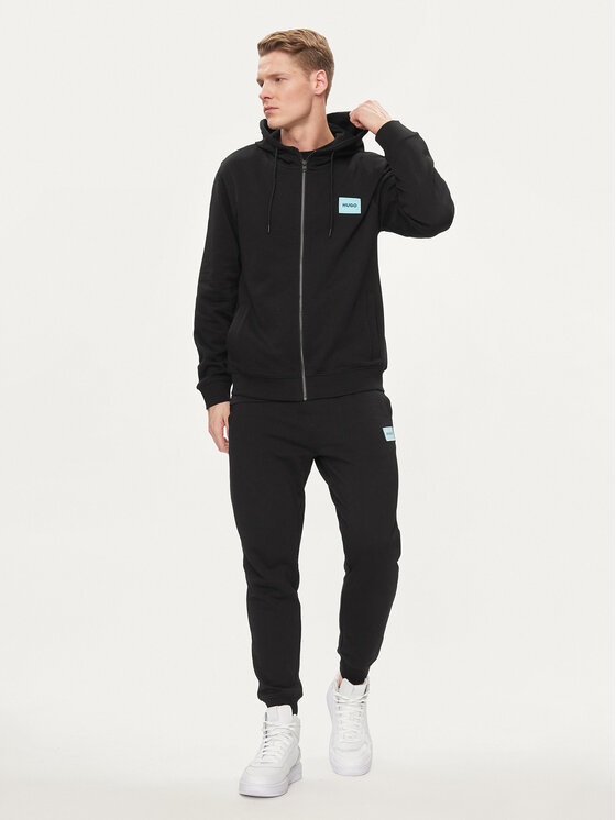 Sweat zippé HUGO Daple212 avec patch logo chez DM'Sports