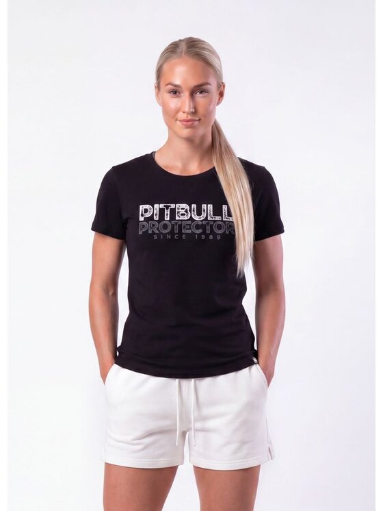 PITBULL PITBULL T-Shirt PROTECTOR Czarny Regular Fit