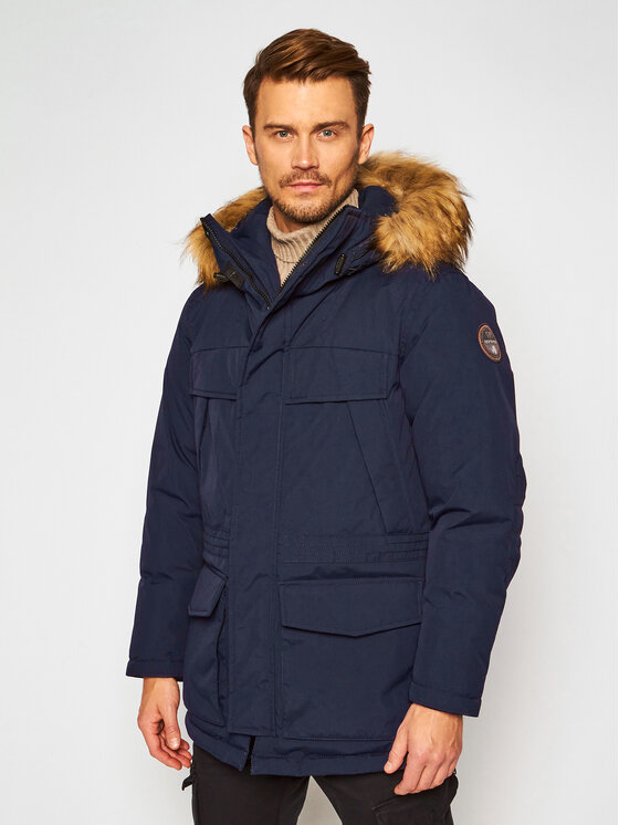 Napapijri Napapijri Зимова куртка Skidoo Open Long 2 NP0A4ENP синій Regular Fit