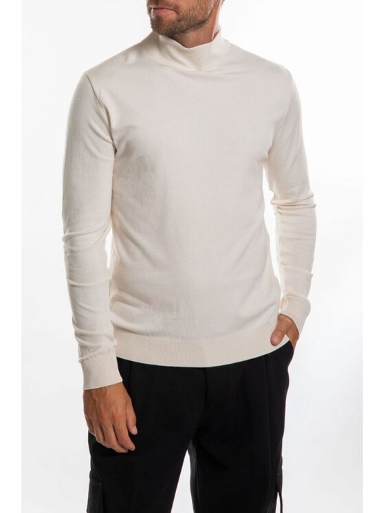 Sweter Takeshy Kurosawa, Rozmiar XL, Écru, 83389 | Lupetto