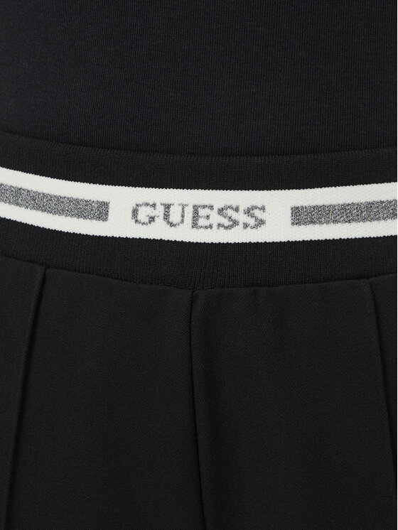 Guess Guess Штани з тканини V6BB14 W4758 Чорний Regular Fit