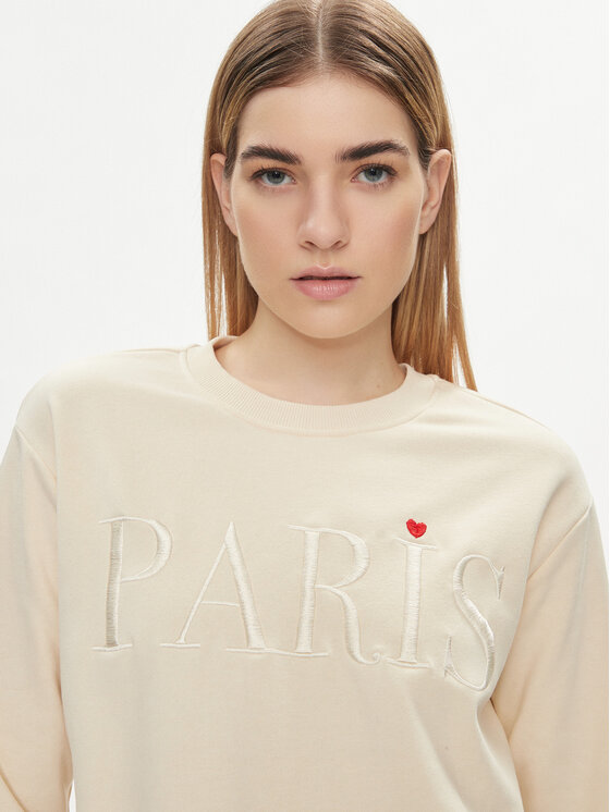 JDY JDY Majica dugih rukava Paris 15221015 Bijela Regular Fit