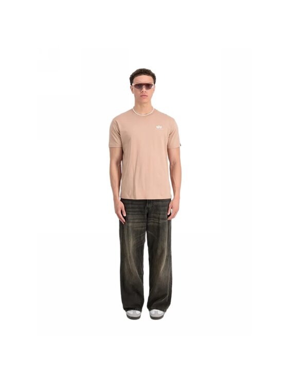 Alpha Industries Alpha Industries T-Shirt AI.188505-721 Hnědá Regular Fit