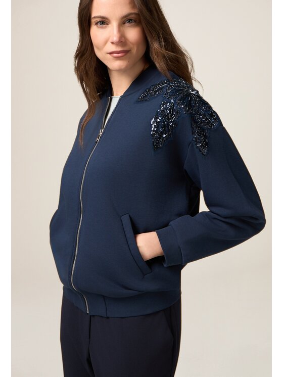 Oltre Oltre Felpa G935J004090N034 Blu Over Fit