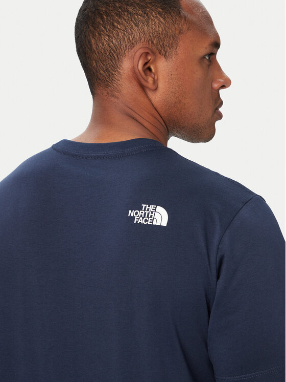 The North Face The North Face Tričko Evolution Half Dome NF0A8B6J Tmavomodrá Regular Fit