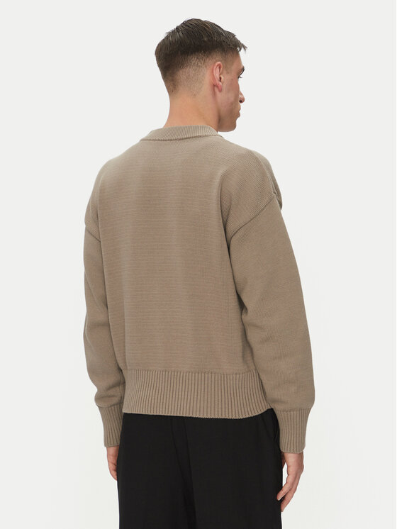 AMI Paris AMI Paris Sveter HKS163.KN0063 Sivá Regular Fit