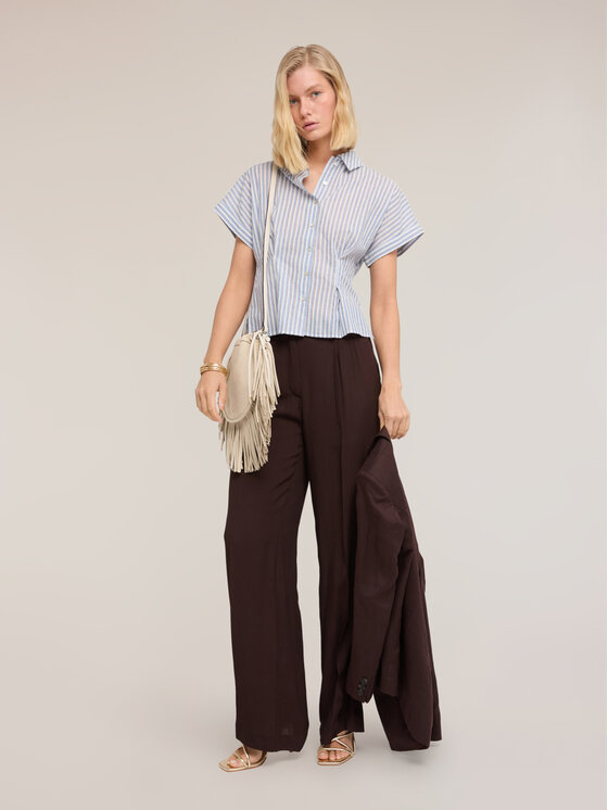 Motivi Motivi Camicia 5060Q000975N0S1 Turchese Regular Fit