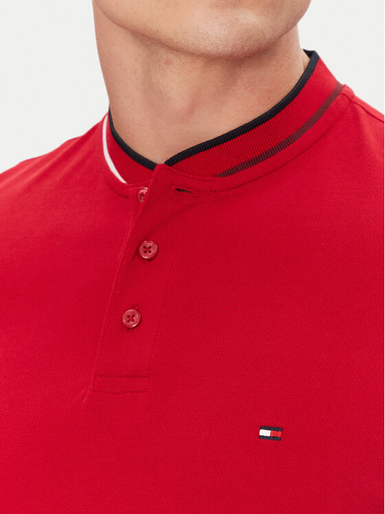 Tommy Hilfiger Tommy Hilfiger Polo Mao MW0MW34752 Czerwony Slim Fit