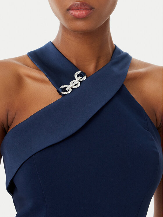 Rinascimento Rinascimento Официална рокля CFC0019847002 Тъмносин Regular Fit