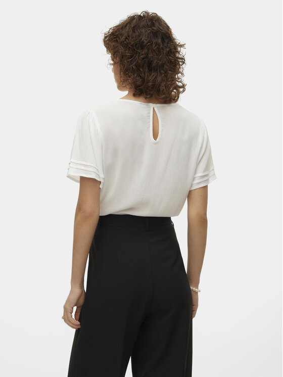 Vero Moda Vero Moda Bluse Menny 10303665 Weiß Regular Fit
