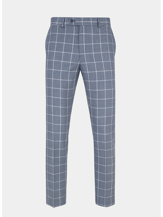 Pako Lorente Pako Lorente Spodnie garniturowe P22SF-6G-012 Niebieski Slim Fit