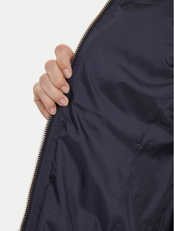 Morgan Morgan Παλτό χειμωνιάτικο 252-GCLEA Σκούρο μπλε Slim Fit
