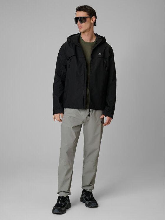 4F 4F Kurtka przejściowa CITY JACKETS Czarny Regular Fit