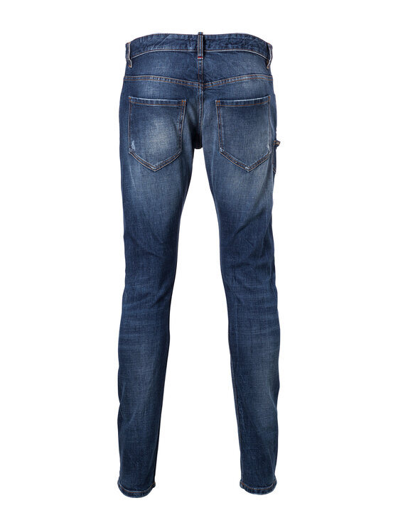 PHILIPP PLEIN PHILIPP PLEIN Jeansy 30863 Modrá Straight Leg
