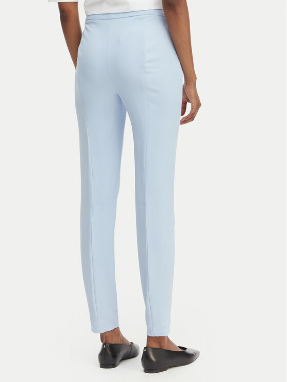 HUGO HUGO Hlače iz tkanine Hagonia-1 50539991 Modra Slim Fit