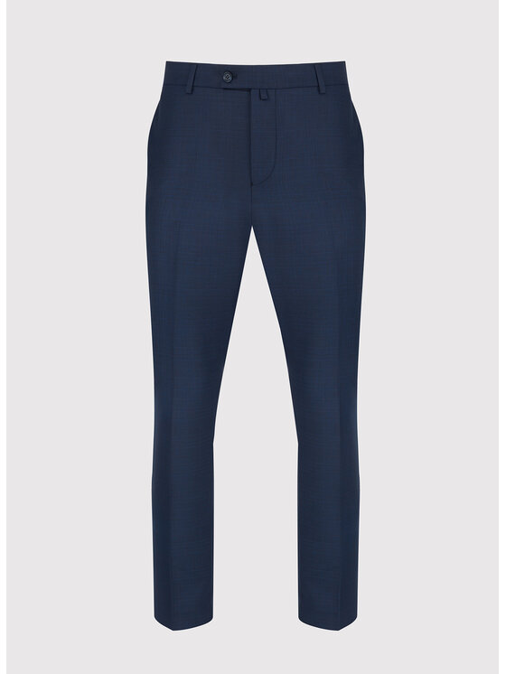 Pako Lorente Pako Lorente Spodnie garniturowe P23WF-6G-001 Granatowy Slim Fit