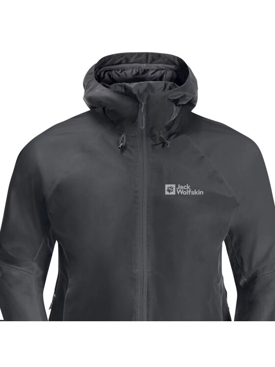 Jack Wolfskin Jack Wolfskin Kurtka przejściowa Morobbia 2l Jkt M Czarny Regular Fit