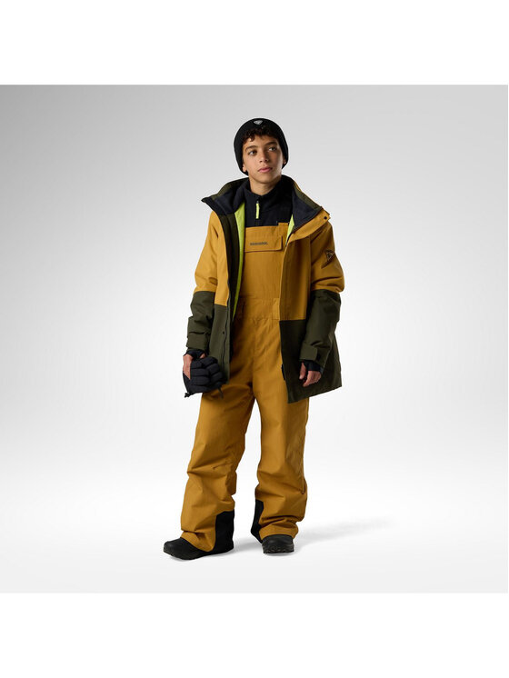 Rossignol Rossignol Spodnie narciarskie Jr Outerlimits Insulated Bib Brązowy Regular Fit