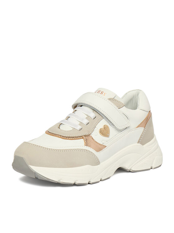 Guess Guess Sneakersy CEO-CI12-TONIC-01 Biela