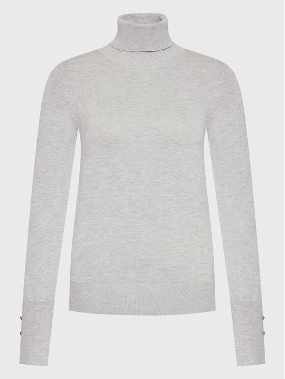 Guess Guess Rollkragenpullover Paule W2BR53 Z2V62 Grau Slim Fit