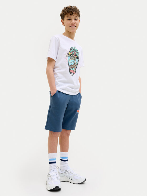 Jack&Jones Junior Jack&Jones Junior Sportske kratke hlače Logo 12249970 Plava Slim Fit