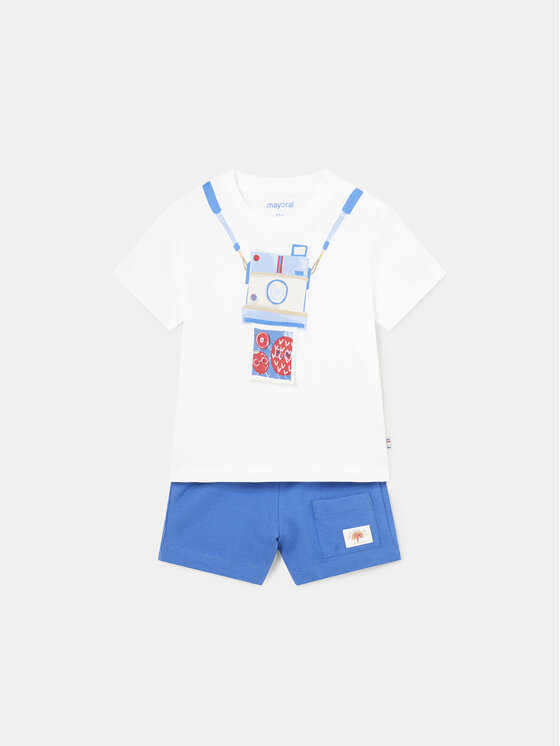 Mayoral Mayoral Set majica i hlače 1657 Plava Regular Fit
