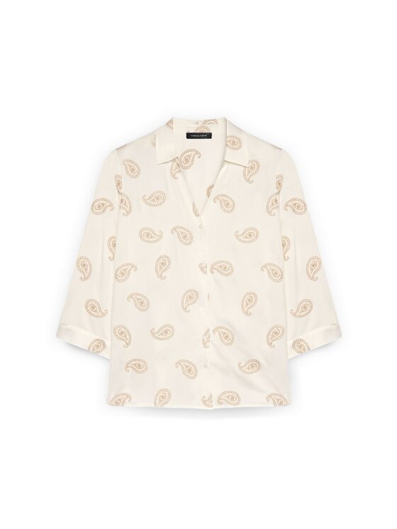 Fiorella Rubino Fiorella Rubino Camicia 5044T001447N011 Bianco Boxy Fit