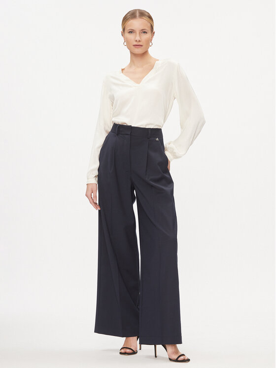 Dixie Dixie Bluse C239Z014A Écru Loose Fit