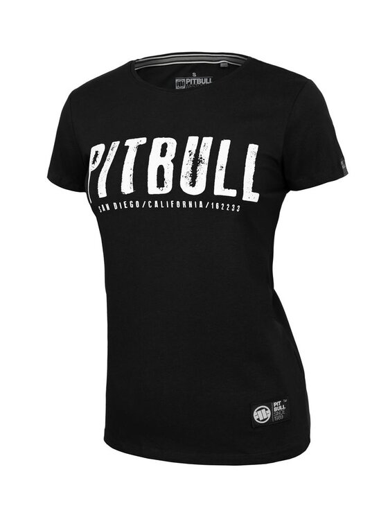 PITBULL PITBULL T-Shirt Koszulka damska Street King XS Czarny Regular Fit