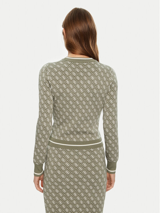 Guess Guess Maglione W4BR21 Z37K0 Verde Regular Fit