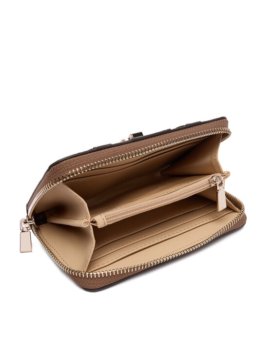 Guess Guess Μεγάλο Πορτοφόλι Γυναικείο Erenia Slg SWSO78 38140 Μπεζ