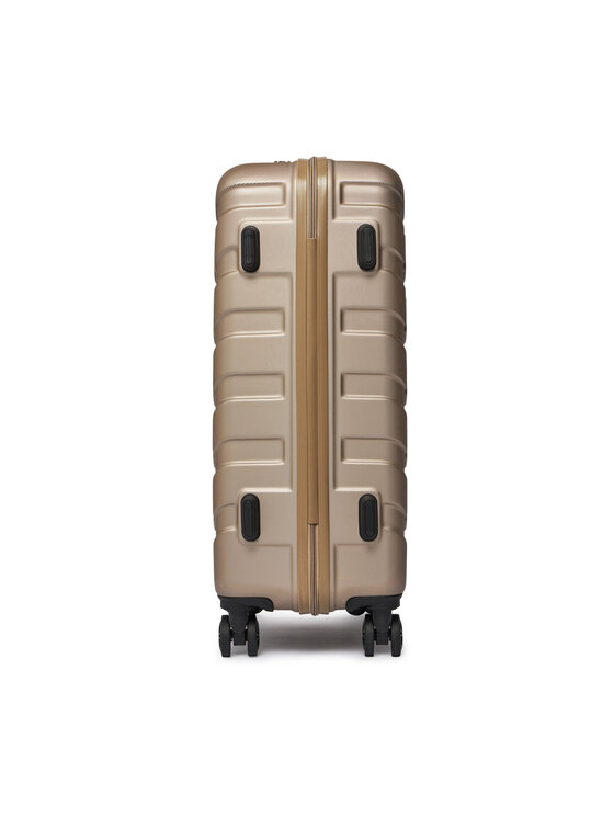 GINO ROSSI Gino Rossi Μεσαία Βαλίτσα GIN-M-002-05-GOLD Χρυσό