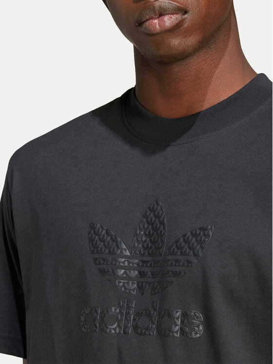 adidas adidas Marškinėliai Mono IZ2527 Juoda Regular Fit