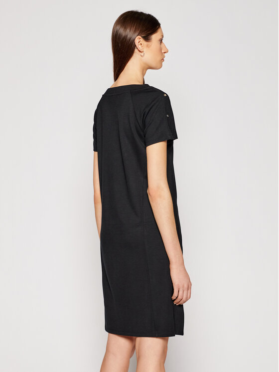 Liu Jo Sport Liu Jo Sport Повсякденна сукня TA1123 J6182 Чорний Regular Fit