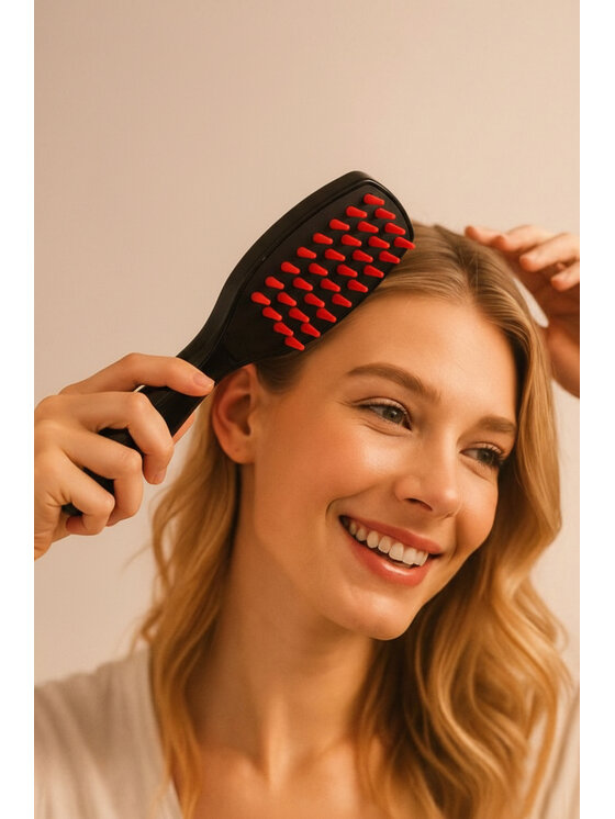 Erthskin London Erthskin London ZAAWANSOWANA SZCZOTKA DO WŁOSÓW LED Grzebień do masażu skóry głowy
