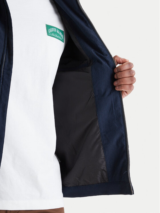 Calvin Klein Calvin Klein Átmeneti kabát LV04LF424G Sötétkék Regular Fit